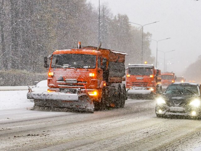 Москвичей предупредили о продолжительных снегопадах на неделе