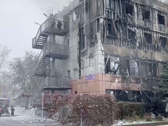 Открытое горение при пожаре в гостинице в Набережных Челнах ликвидировано