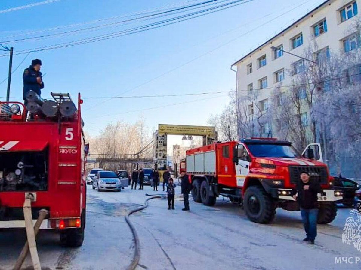 Один человек погиб и десять пострадали при пожаре в Якутске – Москва 24,  27.10.2023