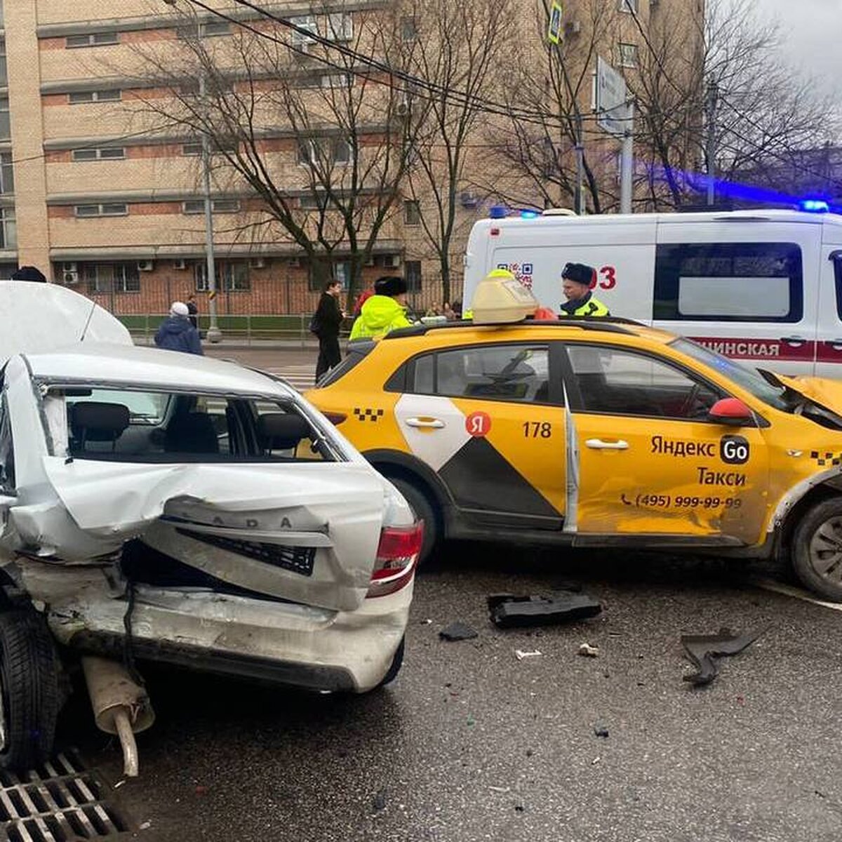 Три человека пострадали в ДТП на северо-востоке Москвы – Москва 24,  07.11.2023