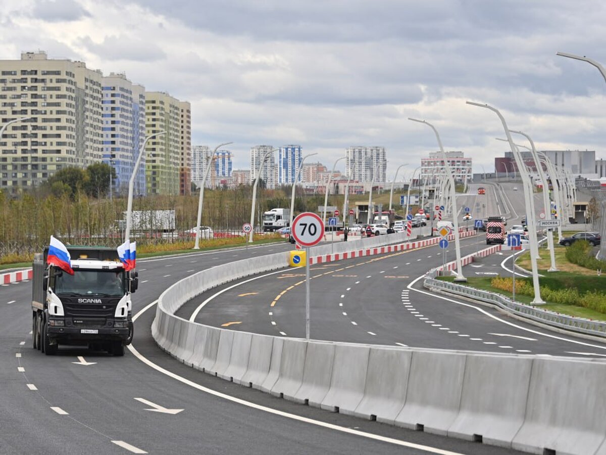 Путин и Собянин открыли участок трассы М-12 Москва – Казань – Москва 24,  08.09.2023