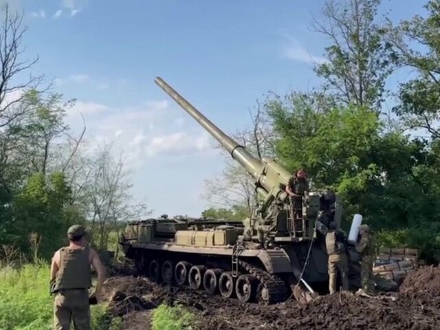 Артиллерия ВС РФ уничтожила гаубицу FH-70 НАТО на краснолиманском направлении