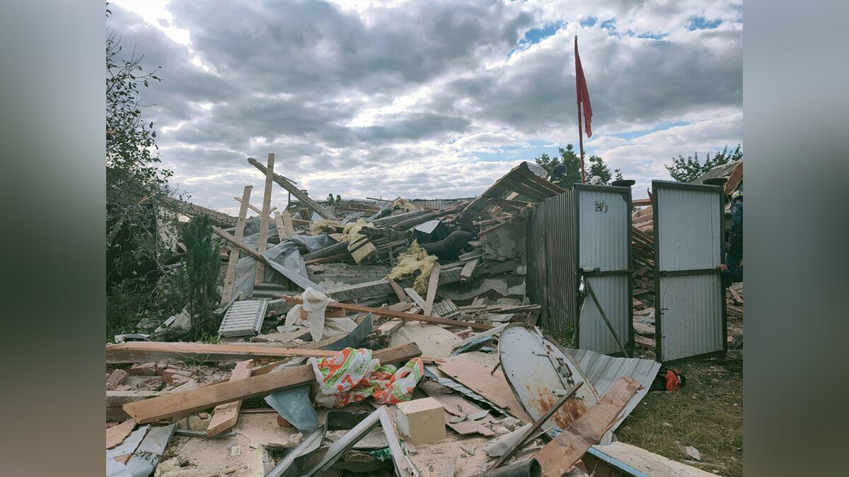 Дом разрушился из-за взрыва газового баллона в Шебекине – Москва 24,  22.09.2023