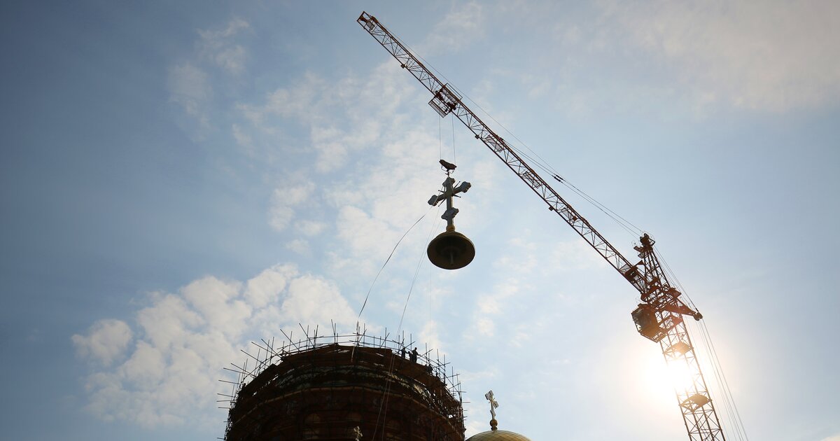 Перенос церкви в москву. Строительство храма Христа Спасителя. Стройка. Часовня храма Христа Спасителя.