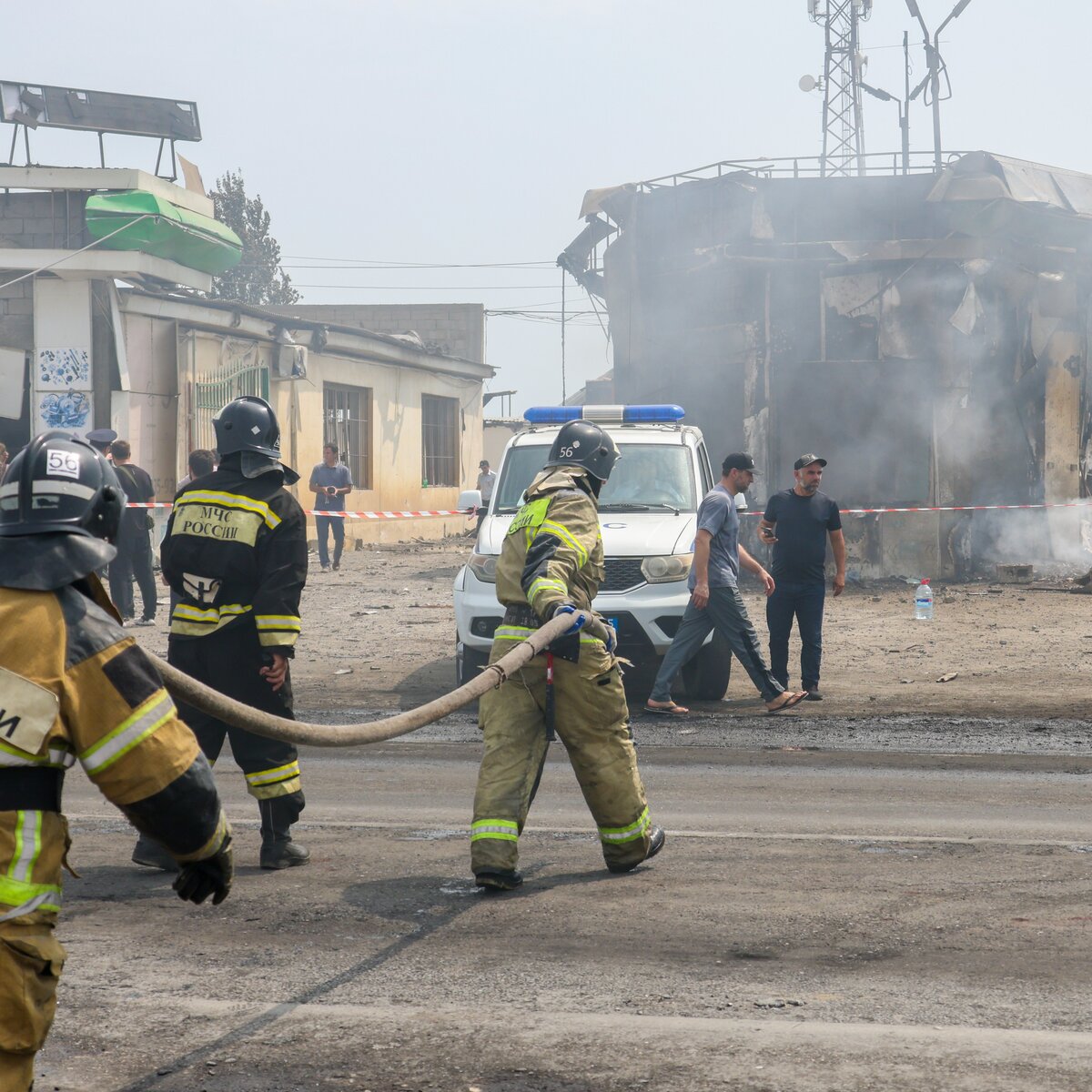 Взрыв на АЗС в Махачкале повредил 1,5 тысячи 