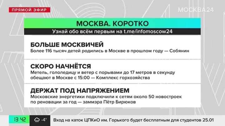 Сколько детей в год рождается в москве