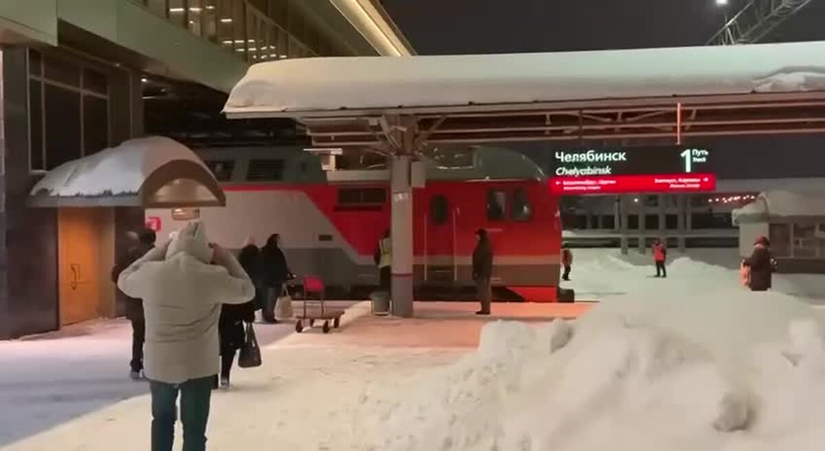 Движение шести поездов, задержанных в Челябинской области, восстановили –  Москва 24, 04.01.2024