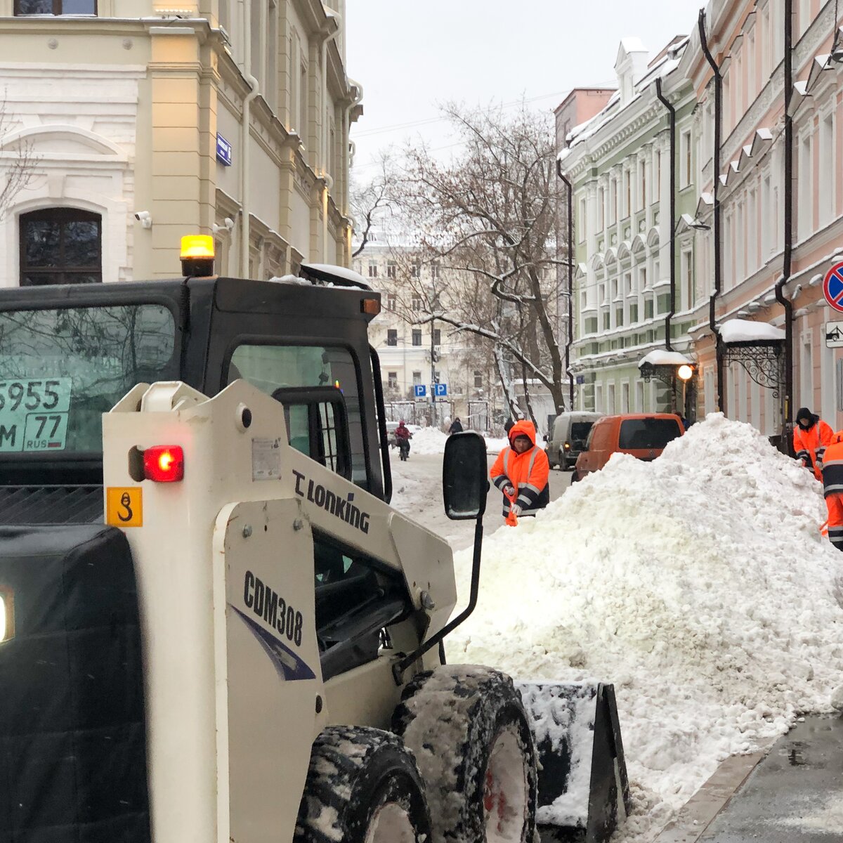 Высота снежного покрова в Москве превысила норму почти в 1,5 раза – Москва  24, 21.01.2024