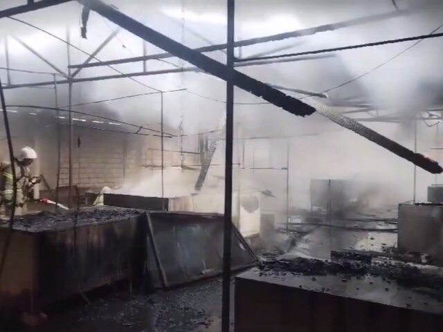 Пожар на рынке в Кабардино-Балкарии полностью ликвидирован - МЧС