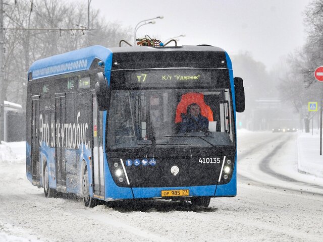 Москвичам рекомендовали пересесть на городской транспорт из-за снегопада