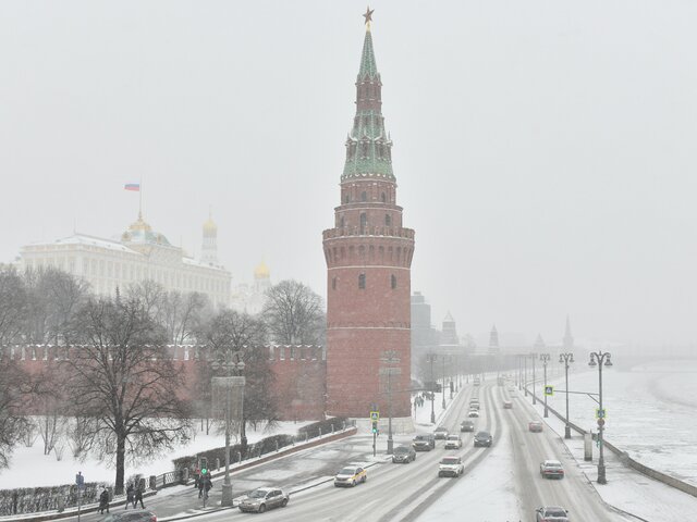 Снегопад в Москве закончится к утру 8 февраля