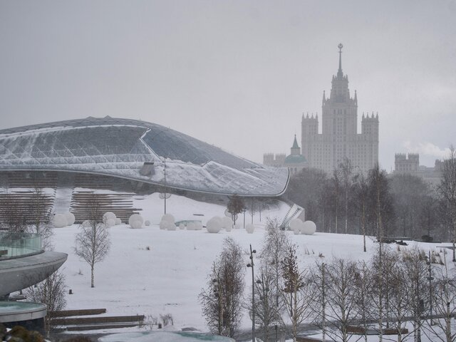 Ледяной дождь сохранится в Москве до конца 12 февраля