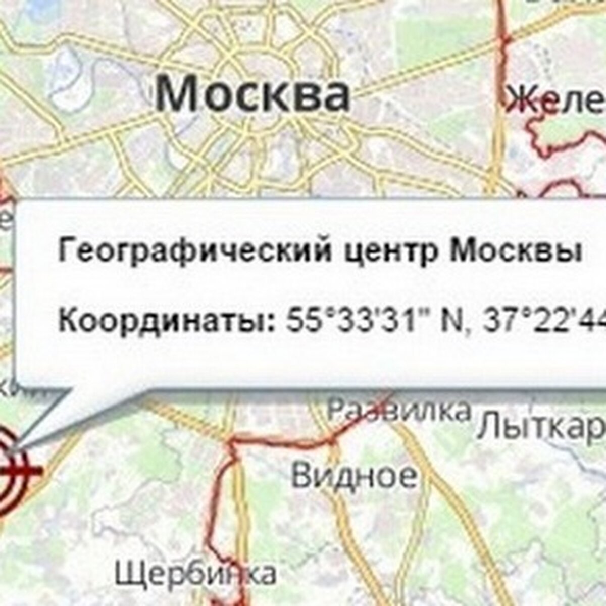 Географический центр столицы сместился в Новую Москву – Москва 24,  10.10.2014