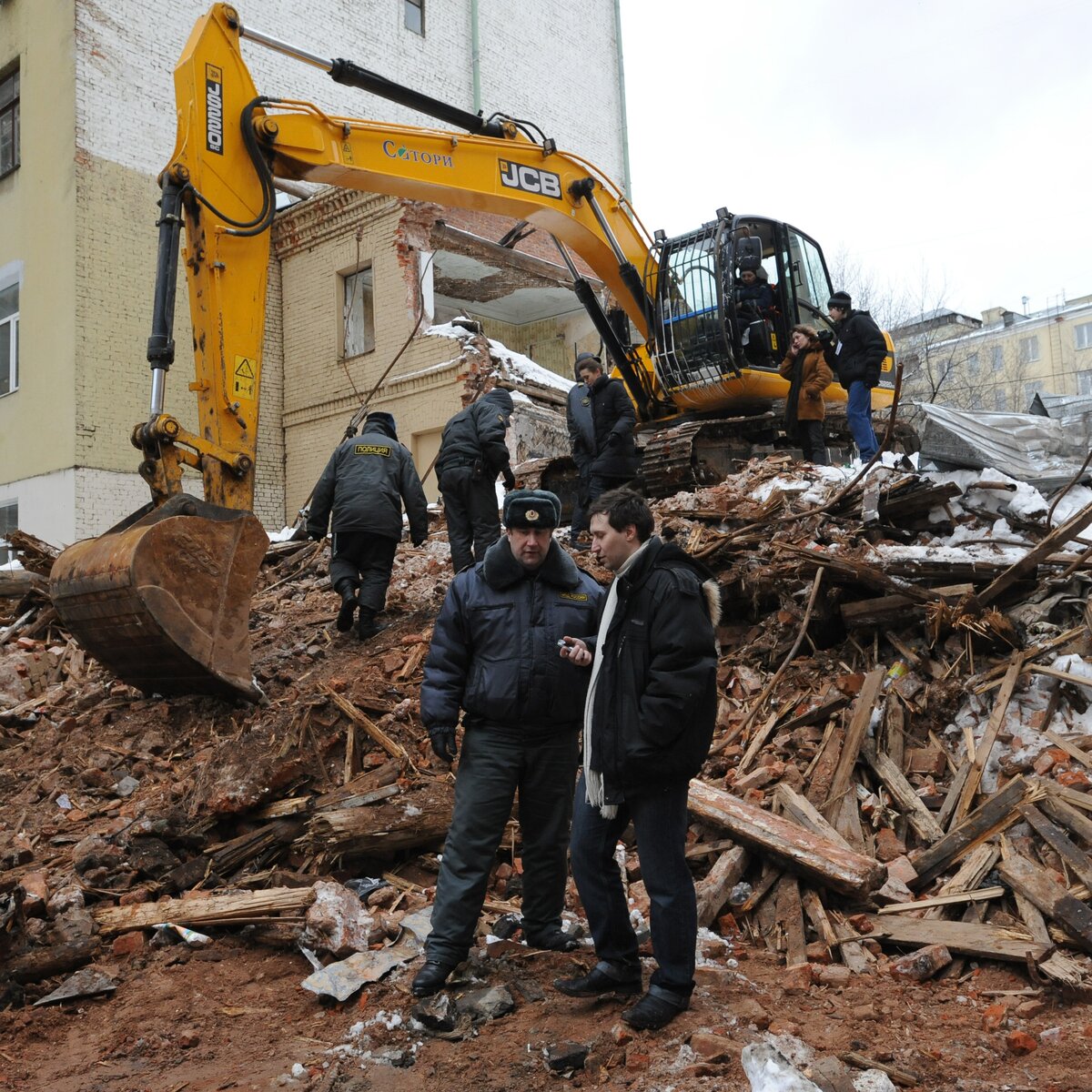 На северо-западе столицы сносят незаконно построенный ресторан – Москва 24,  14.01.2015