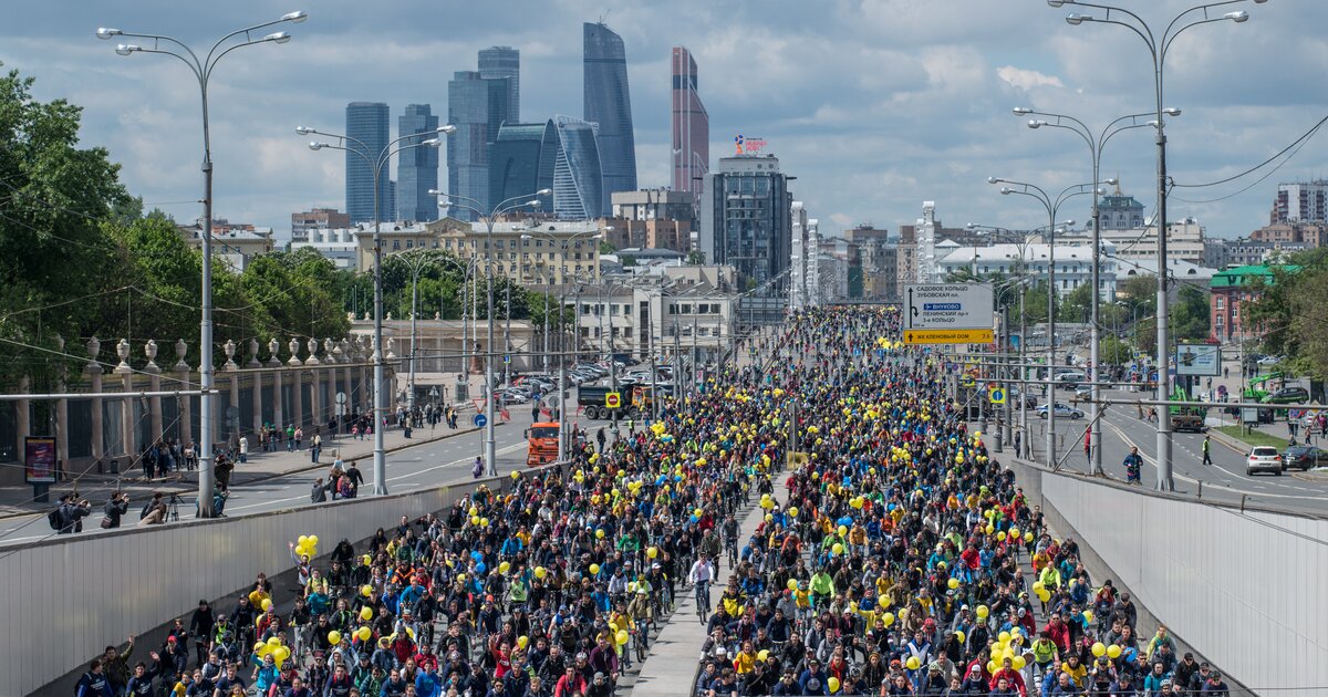 Фото велопарад москва